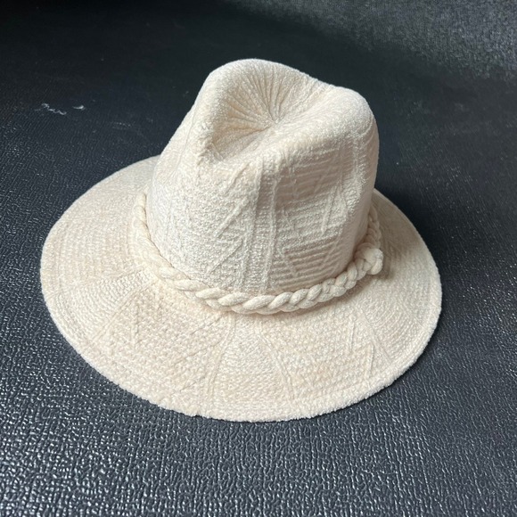 San Diego Hat Co. Accessories - Four Buttons San Diego Hat Textured Fedora Braided Rope Wide Brim O/S Coastal
